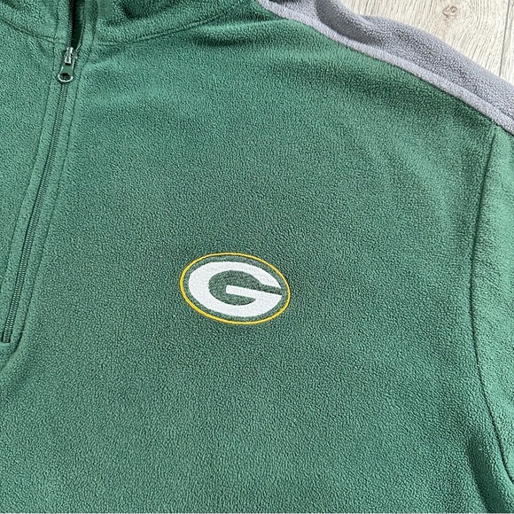 Green Bay Packers embroidered NFL green fleece size XL - Picture 3 of 8
